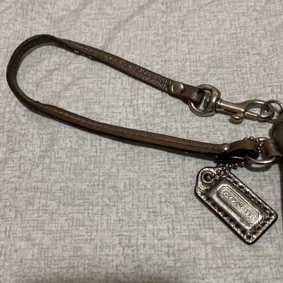 Coach Bags | Coach Wristlet Bronze Leather | - Picture 5 of 10